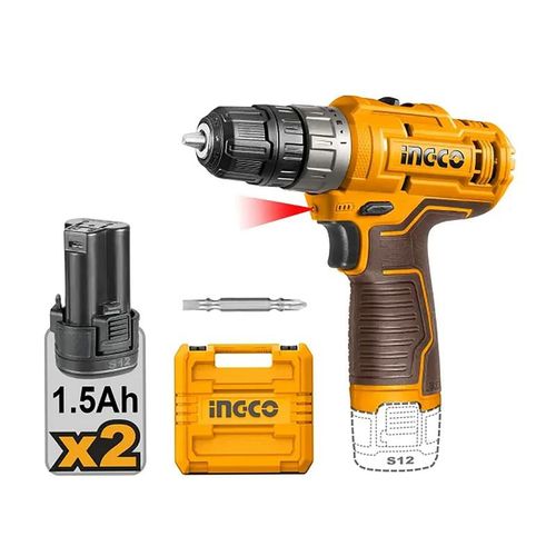 2-22.jpg Ingco Cordless drill 12V 20Nm - Image 1
