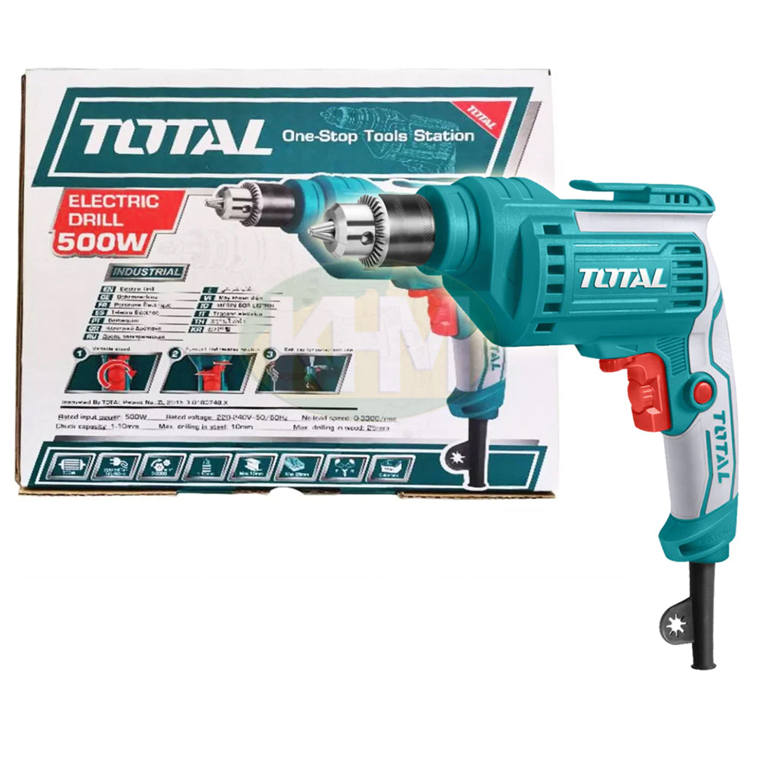 td2051026r_copy.jpg Total Electric drill 500W 10mm - Image 1